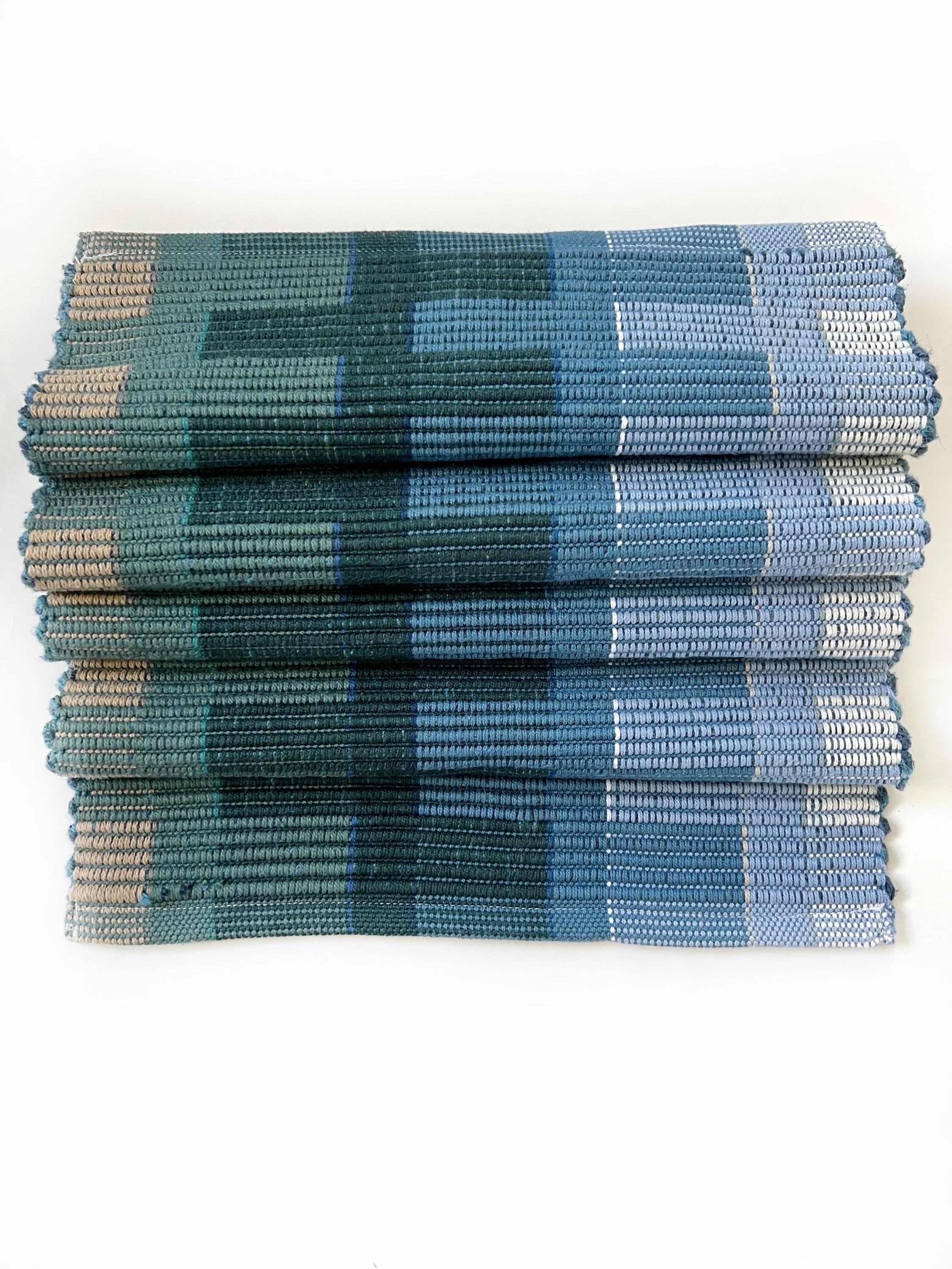 Woven Table Runner • Stormy Seas